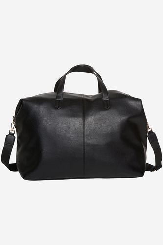 Holdall Medium Weekend Bag Black Leather Look - Noella - Modalova