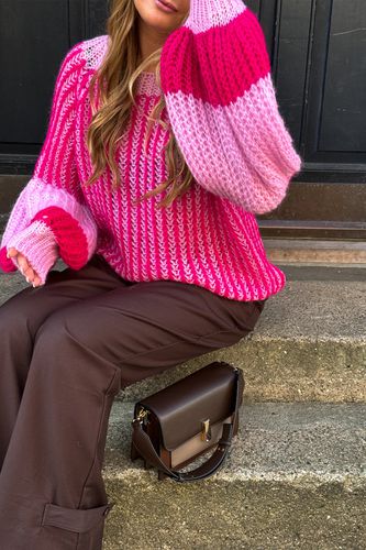 Liana Knit Sweater Pink Bubblegum - Noella - Modalova