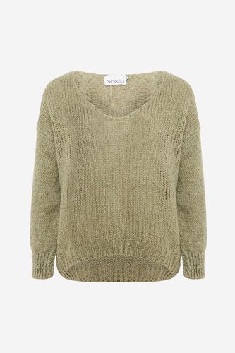Fora Knit V-neck Sweater Army - Noella - Modalova