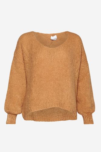 Fora Knit V-neck Sweater Camel - Noella - Modalova
