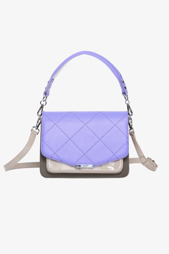 Blanca Multi Compartment Bag Bright Purple/Grey lak/Grey - Noella - Modalova