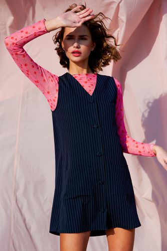 Inge Marie dress Navy Pinstripe - Noella - Modalova