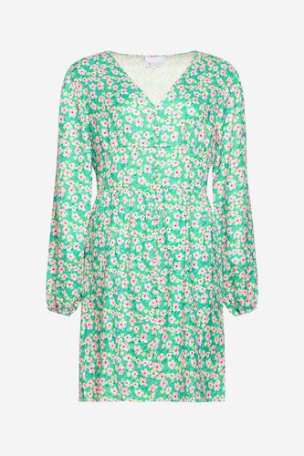 Florentina Short Dress Green Flower - Noella - Modalova