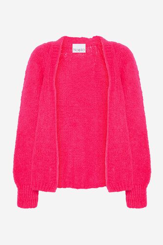 Fora Knit Cardigan Neon Pink - Noella - Modalova