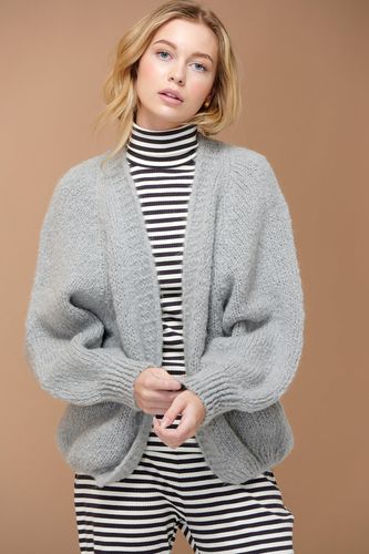Fora Knit Cardigan Light Grey - Noella - Modalova