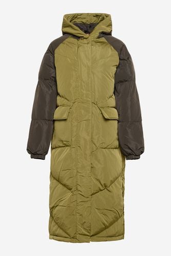 Kaila Oversize Puffer Coat Black/army Mix - Noella - Modalova