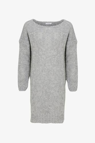 Kala Knit Dress Light Grey Melange - Noella - Modalova