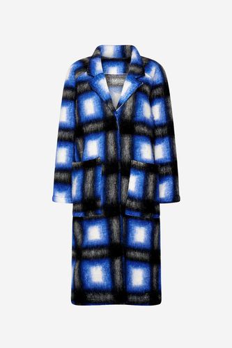 Saso Coat Blue Checks - Noella - Modalova
