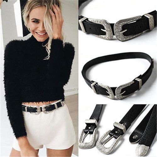 Lady Vintage Boho Metal Leather Belts - musthaveskirts - Modalova