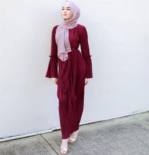 Elegant Full Dresses Muslim Pencil Skirt - musthaveskirts - Modalova