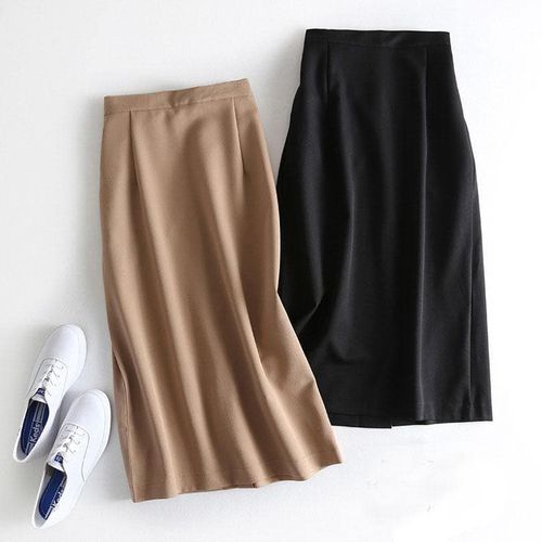 Office Lady Split Elegant Skirt - musthaveskirts - Modalova