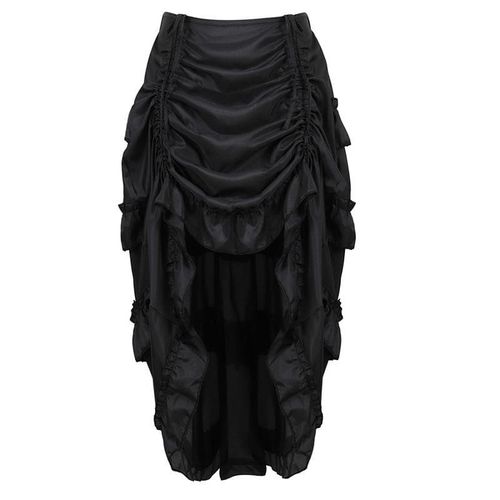 Shirring Pleated Party Maxi Skirt - musthaveskirts - Modalova