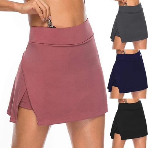 Spring Fake Two Piece Casual Skirts - musthaveskirts - Modalova
