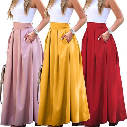Stylish Pleated Maxi Skirts - musthaveskirts - Modalova