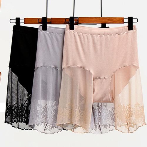Lace Anti Chafing Thigh Skirt Shorts - musthaveskirts - Modalova