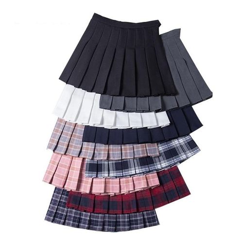 Preppy Style Plaid Skirts - musthaveskirts - Modalova