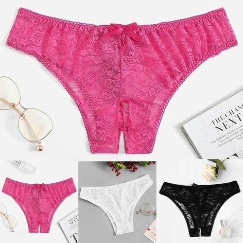 Women Lingerie Thong Open Panties - musthaveskirts - Modalova