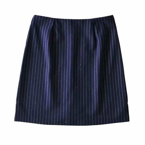Stylish Striped Split Suit Skirts - musthaveskirts - Modalova