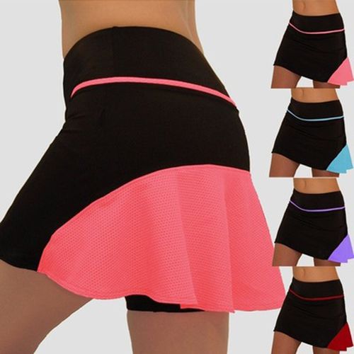 Ladies Shorts Splicing Tie Skirt - musthaveskirts - Modalova