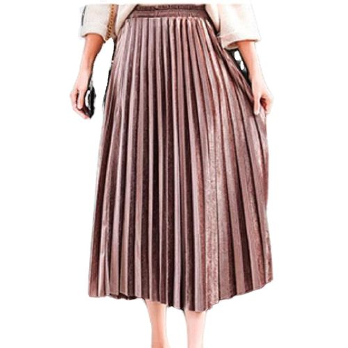 Autumn High Waist Solid Long Skirts - musthaveskirts - Modalova