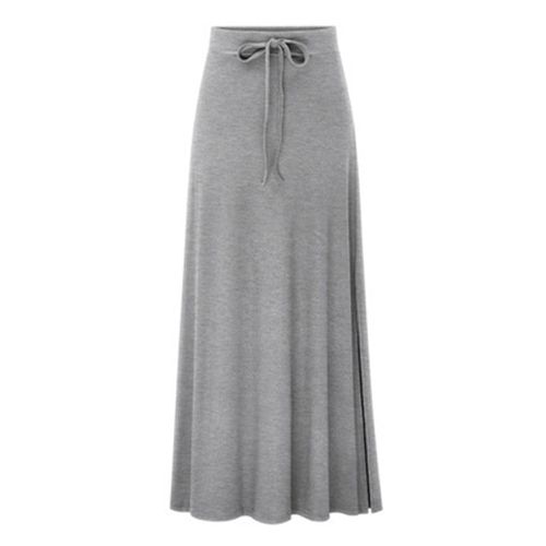 Fashion Slit Belted Maxi Skirt - musthaveskirts - Modalova