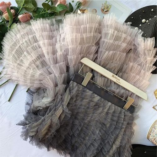 Romantic Fairy Ruffled Layers Mesh Cake Skirt - musthaveskirts - Modalova