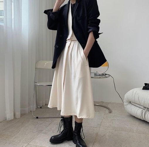Modern Stylish High-waist A-line Skirt - musthaveskirts - Modalova