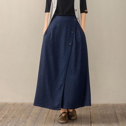 Patchwork Gorgeous Long Maxi Skirt - musthaveskirts - Modalova