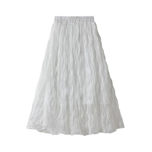 Mesh A-Line Skirt - musthaveskirts - Modalova