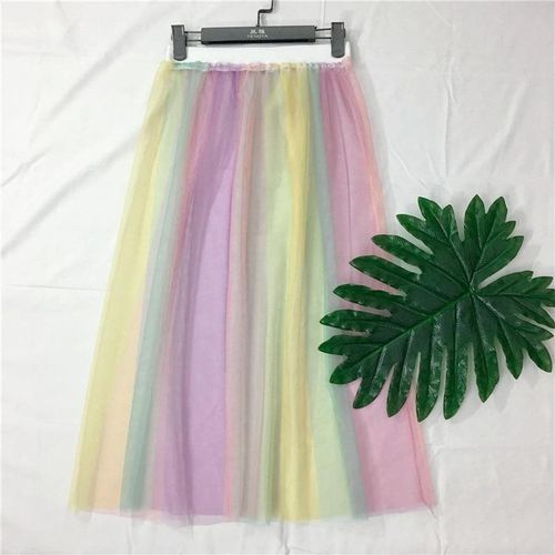 Petticoat Colorful Tutu Mesh Skirt - musthaveskirts - Modalova