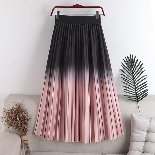Rainbow Vertical Striped Long Skirts - musthaveskirts - Modalova