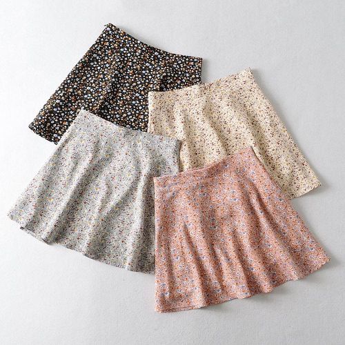 Summer Floral Print Mini Skirt - musthaveskirts - Modalova