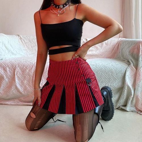 Bottom Mini Goth Skirts - musthaveskirts - Modalova