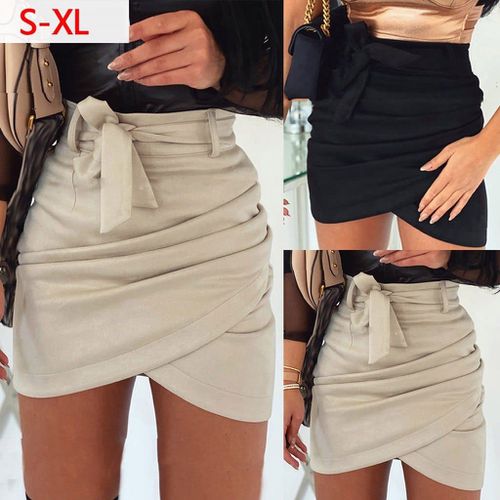 Front Cross Mini Skirt - musthaveskirts - Modalova