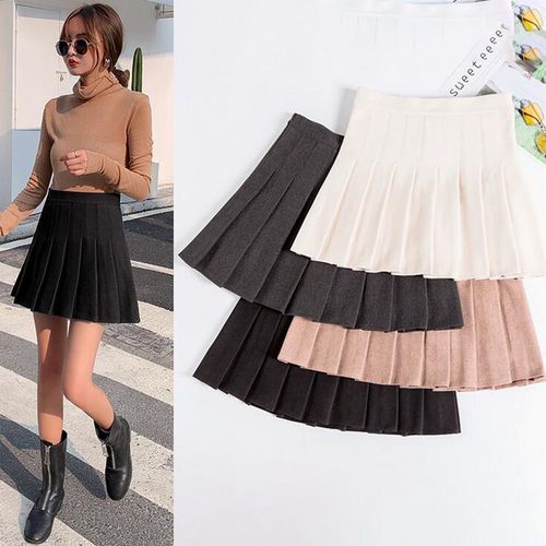 Summer Pleated Ruffle Skirt - musthaveskirts - Modalova