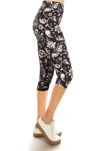 Print Capri Leggings - KandyKouture - Modalova