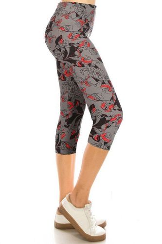 Print Capri Leggings - KandyKouture - Modalova