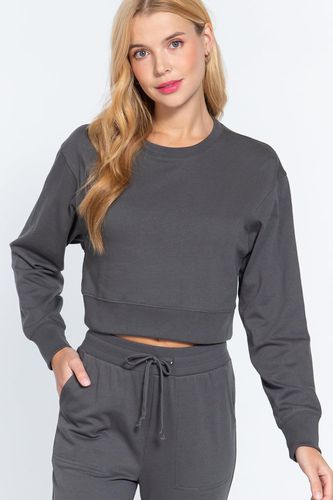 Long Sleeve Crew Neck Sweatshirt - KandyKouture - Modalova