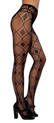 PH102 Diamond Print Pantyhose - Roma Costume - Modalova