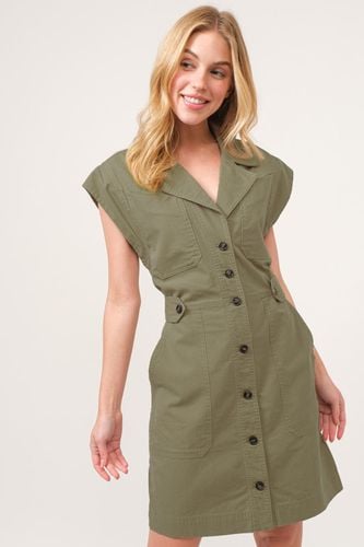 And The Why Button Up Sleeveless Dress - Trendsi - Modalova