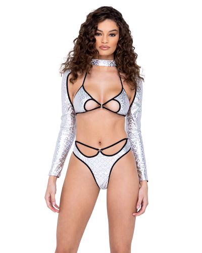 Ring Hologram Thong Back Bottom - Roma Costume - Modalova