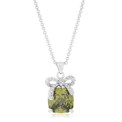 Olivine Pendant with Bow - AMIClubwear - Modalova