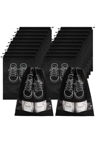 Black Storage 12 Piece Shoe Bags - AMIClubwearStore - Modalova