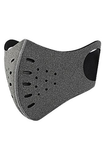 Grey 5 Layer Respirator Reusable 1 Piece Face Mask - Kandy Kouture - Modalova