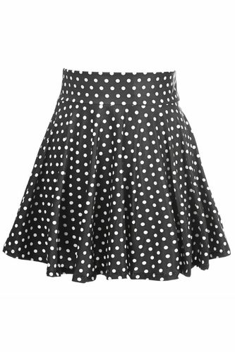 Polka Dot Stretch Lycra Skirt - Daisy Corsets - Modalova