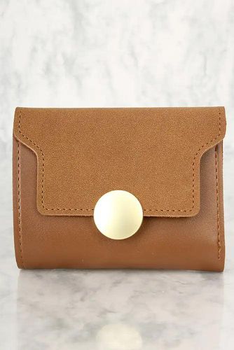 Sexy Brown Faux Leather Mini Wallet - Kandy Kouture - Modalova