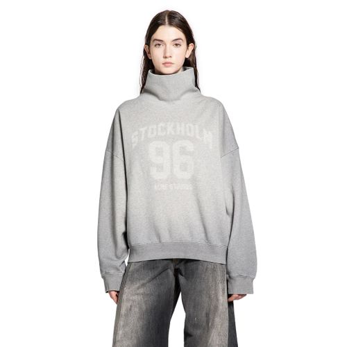 College Logo Turtleneck Sweatshirt - ACNE STUDIOS - Modalova