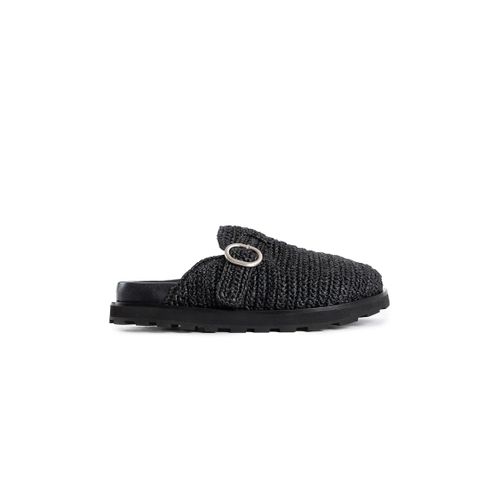 Raffia buckle clogs - JIL SANDER - Modalova