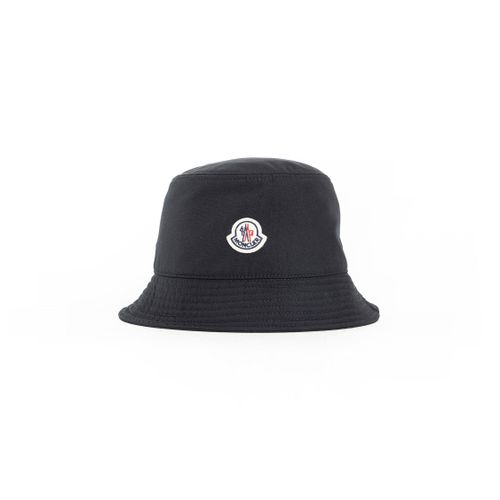 Cotton Blend Bucket Hat - MONCLER - Modalova