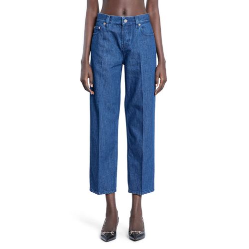 Cropped Straight Leg 5 Pocket Jeans - GUCCI - Modalova